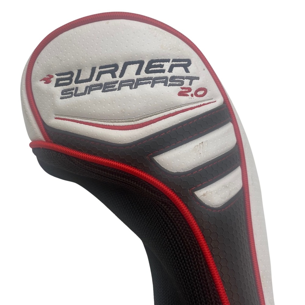 TaylorMade Burner SuperFast 2.0 Driver Headcover White Black Red Mens OSFA